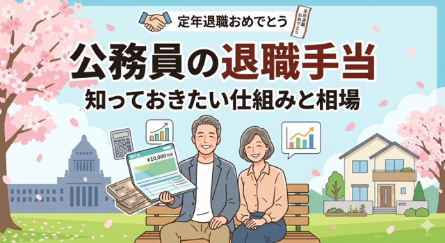 公務員の退職金はいくら？計算方法と賢い活用法を解説｜公務員の給与・福利厚生や資産形成の教科書